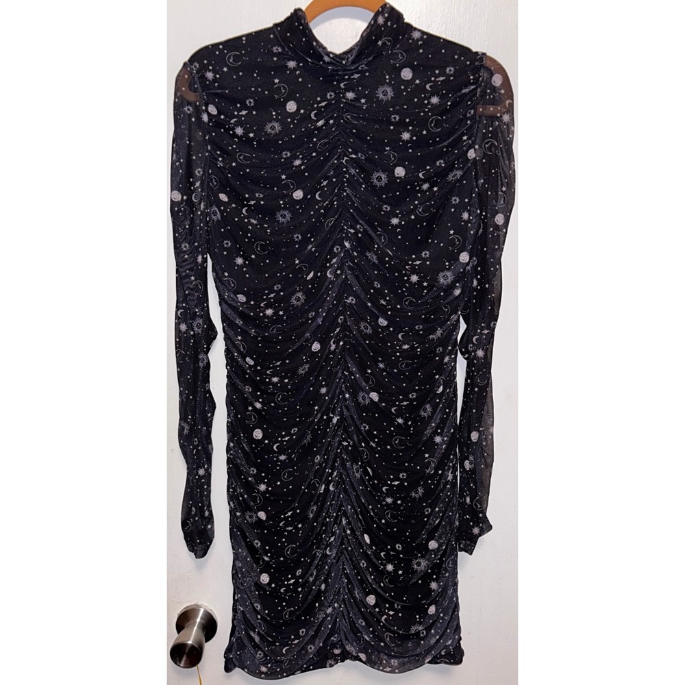 Black & White Starry Mini Dress